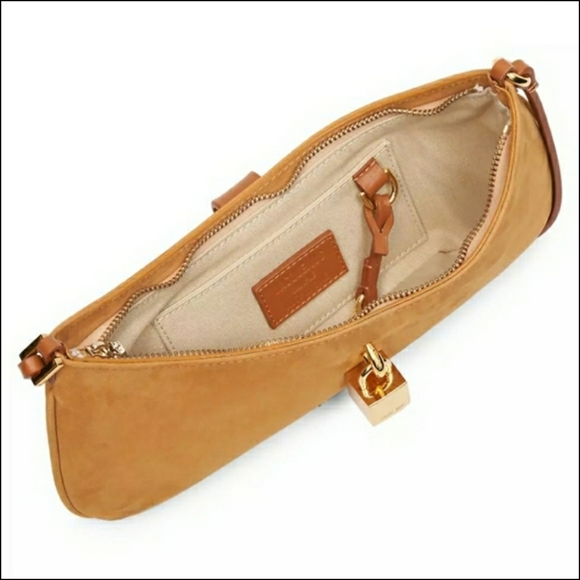 Jacquemus Le Bisou Cadenas Suede Shoulder Bag - Picture 14 of 15